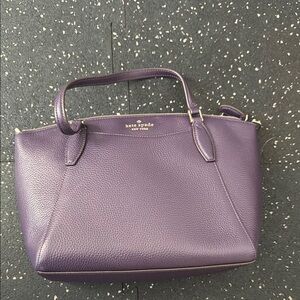Kate Spade Purple Leather Handbag